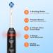 Bitvae Rotating Electric Toothbrush 2 Packs for Adults with Pressure Sensor Gifts for Men/Women 5 Modes Rechargeable Power Toothbrush with 8 Brush Heads Black & Pink R2 Black & Pink 2 Packs - Buy Online on GoSupps.com