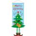 Oyrcvweuy Haning Cloth Poster Vintage Christmas Decorations Poster Backdrop Santa Elk Dwarf and Snowman Backdrop Art 4# - Buy Online on GoSupps.com