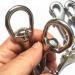 Long Buy Swivel Eye Bolt Snap Hooks  Stainless Steel 316 Marine Grade Scuba Diving Clip  Snap Bolt Trigger Chain Clip  Single Ended Trigger Clasp Pet Buckle  80mm  90mm  101mm  Heavy Duty 3Pcs 80mm - Buy Online on GoSupps.com