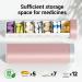 Together 7-Day Pill Organizer - Cute Daily & Weekly Travel Pill Box for Vitamins Medication & Supplements (Pink) - Buy Online on GoSupps.com
