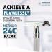 Buy MERKUR 24C Safety Razor for Women - Extra Long Handle 10 Double Edge Blades Chrome Finish - Made in Germany - International Shipping Available - Buy Online on GoSupps.com