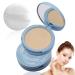 Oil Control Face Pressed Powder  Matte Smooth Setting Powder Makeup  Waterproof Long Lasting Finishing Powder  Long-lasting  Lightweight and silky non-removing setting powder (Natural beige)