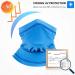 AstroAI Adjustable Breathable Balaclava Neck Gaiter Face Mask Bandana for Men & Women | Motorcycle Face Scarf Cover in Blue - Buy Online on GoSupps.com