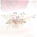 DOITOOL 1 Pc Combs Tiara Hair Comb Crystal Headpiece Comb for Bridal Rhinestone Hair Clip Bridal Headpiece Rhinestone Headpiece Rhinestone Comb Bride Comb Headgear Pearl Accessories - Buy Online on GoSupps.com