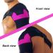 Uptvin Adjustable Shoulder Support for Men & Women - Relief for Shoulder Sprains Fits Left & Right Shoulder - Pink - Buy Online on GoSupps.com