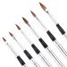 Gracelaza 6pcs Nail Art Brush Set - Professional Paint Brush Pen Set for UV Gel & Acrylic Nail Design - Buy Online on GoSupps.com