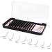 Flat Lashes QueWel | Ellipse Eyelashes for 1:1 Extensions | 0.15D Curl 15mm Silk Single Eyelashes - Naturally Black (1 Piece) - Buy Online on GoSupps.com