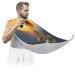 Landscape Mountain Sunflower Beard Bib Apron Beard Hair Catcher for Men Shaving Fathers Day Anniversary Christmas Gifts for Dad Husband Beard Bib with 2 Suction Cups