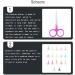 IOIUSKKU Nail Cuticle Nippers Stainless Steel Scissors Eyebrow Trimmer Trimming Tool Gradient Pink - Buy Online on GoSupps.com