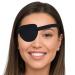AMZVIO Eye Patches for Adults and Kids 3D Medical Eye Patch for Adults Left and Right Eye Adjustable Eyepatch for Lazy Eye After Cataract Surgery Pure Black