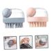 FOMIYES Massage Shampoo Brush Bath Scrubber - 6 Pcs Silicone Scalp & Body Exfoliator Set - Buy Online on GoSupps.com