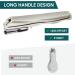 Nail Clippers for Seniors - 360 Rotary Fingernail & Toenail Clippers Long Handle Ultra Sharp Stainless Steel Heavy Duty for Thick Nails Built-in Nail File - Buy Online on GoSupps.com