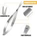 DARENYI Professional Stainless Steel Curved Cuticle Scissors | Eyebrow, Eyelash, Pedicure, Nose Hair, Beard Grooming Tool - Buy Online on GoSupps.com