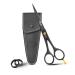 The Cut Factory- Hair Scissors and Barber Scissors Professional- 6.5 Inches Finest Stainless Steel Hair Cutting Scissors with Smooth Razor Edge Blades -Use for Salon & Personal Use (Black)