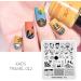 KADS Nail Art Stamping Plates Set Image Template Stencils Pattern with Stamping Plates Holder Case Organizer (TR012) - Buy Online on GoSupps.com