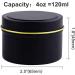 SONVIIBOX 24-Piece Black Candle Tins - Bulk Candle Jars for DIY Candle Making - Buy Online on GoSupps.com