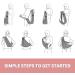 CUBY Baby Carrier Sling - Adjustable Newborn Essentials for Comfortable Nursing - Dark Grey - Buy Online on GoSupps.com