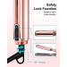 BCway 1.5 Wide Plate Hair Straightener Flat Iron - Adjustable Temperature, Digital LCD, 3D Titanium Plates - Rose Gold - Perfect for All Hair Types - Buy Online on GoSupps.com