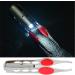 2pcs LED Eyebrow Tweezers - Stainless Steel Hair Removal Makeup Tools with LED Lighting - Buy Online on GoSupps.com