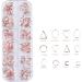 2 Boxes Manicure Tools Nail Art Decoration Rose Gold Decorations Nail Tools Nail Decorations for Nail Art Nail Decor Metal Manicure Decoration Nail Art Rivet 3d Stud Accessories - Buy Online on GoSupps.com