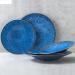 Dessert Dishes Ceramic Plates Nordic Blue Ceramic Dinner Plate Restaurant Pasta Steak Plates Home Fruit Salad Bowl Cake Dessert Plates Kitchen Utensils Salad Plates(A 9.5inch) (A 8inch One Size) - Buy Online on GoSupps.com