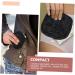 DOITOOL 4 Pcs Sanitary Napkin Storage Bag | Travel Makeup Organizer | Tampon Purses Period Kit | Cotton Linen Small Bag Black Pink | 11x11x3cm - Buy Online on GoSupps.com