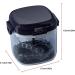 Anulely Mundsichtui Hierarchical Hohlzahn Aligner Etui | Transparent Orthodontic Box with Mirror Brush & Sapphire Blue Design - Food Quality Prosthesis Case - Buy Online on GoSupps.com