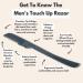 Hollywood Browzer Men's Touch Up Razor | Groom Beard Line & Remove Neck Hair - Slate Gray | International Shipping Available - Buy Online on GoSupps.com