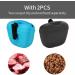 Slim Silicone Dog Treat Pouch 2PCS with Magnetic Closure and Belt Clip - Ideal for Dog Walking and Outdoor Use - Buy Online on GoSupps.com