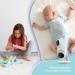 Hubble Connected Dual Camera Baby Monitor with AI Motion Tracking and Night Vision - 5 Screen, Remote Pan Tilt Zoom, Room Temperature Sensor - Buy Online on GoSupps.com