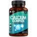 Calcium Magnesium Zinc and Vitamin D - Calcium Supplement - 120 High Strength Calcium Tablets Supplement Calcium Magnesium Vitamin D Zinc Tablets - Calcium Complex Made in The UK by New Leaf