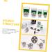 Mipcase Foot Bearings Metal Sandpaper Bearing for Tool Practical Bearing Sandpaper Bearing Pro Tools Electric African Wash Net Metal Component Feet Stainless Steel 6.6x3cm - Buy Online on GoSupps.com