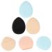 Uonlytech 6pcs Fingertip Mini Makeup Sponge Set - Foundation & Powder Puffs for Easy Application - Wet & Dry Beauty Tools for Women - Buy Online on GoSupps.com