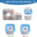 8-Pack Replacement Filters for Veken 84oz/2.5L Pet Fountain - Cat Water Fountain Filter for Optimal Hydration - Buy Online on GoSupps.com