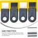 Minkissy 80 STK Cleaning Brush Set - Mini Cleaners for Hair Clippers Keyboard & Electric Shaver - Soft Fur White & Black - Perfect for Dust & Dirt Removal - Buy Online on GoSupps.com