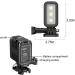 HONGDAK Waterproof Dive Light for GoPro & DJI Osmo Action Camera | Rechargeable Fill Night Light for Underwater Scuba Photography - 147ft (45m) - Buy Online on GoSupps.com