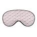 Cute White Maltese Poodle Dog Sleep Mask for Women Adjustable Sleeping Eye Shades Cover with Elastic Strap