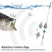 THKFISH Bullet-Weights Carolina Ready Rigs - Pre-Rigged 1/5oz, 1/4oz, 3/8oz Fishing Weights - Color A - Pack of 10 - Buy Online on GoSupps.com