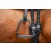 Equinate Safety Bar Wakefield 12cm Black Matt | Anti-Slip Rubber Tread Stirrup Set for Adults & Children | Ankle Relief - 2 Pieces - Buy Online on GoSupps.com