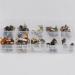 50pcs 3-5V dc 4 Wire 2 Phase Micro Stepper Motor Mini Stepping Motor 10 Types 5pcs Each Miniature Stepper Motor Assorted with Box