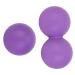 Beavorty 4 pieces yoga-ball lacrosse balls massage small joga massage ball foot massage ball yoga therapy hall massage-lacrosse ball handy massage globe peanut balls gymnastics ball