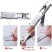 QXSJEDYCH Nail Clippers Ultra-Thin Nail Clippers Collapsible Portable Travel Fingernail Keychain Nail Scissors Cutter Manicure Tools Nails With File - Buy Online on GoSupps.com