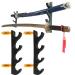 Pmsanzay Four-Layer Wall-Mounted Sword Stand Display Stand, Sword Stand, Sword Holder, Sword Stand, Sword Hook, Sword Hanger Bracket Rack - Easy to Install - No Sword - 2 Pack