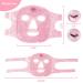 CONBELLA Pink Cooling Face Mask for Dark Circles, Puffiness, Migraines, Headache, Stress, Redness, Acne - Hot/Cold Therapy for Women and Men - Buy Online on GoSupps.com