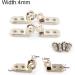 10 Sets of Eyeglass Hinges - Durable Eyeglass Accessories for Travelers | Repair Plastic Frames (Color: 4MM) - Buy Online on GoSupps.com