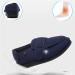 ZHENSI Men's Diabetic Cotton Slippers - Adjustable, Memory Foam, Non-Slip - 10.5 Blue - Buy Online on GoSupps.com