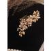 Kercisbeauty Gold Flower and Rhinestone Hair Comb for Wedding Brides Bridesmaid Crystal Head Pieces Collection for Women - Buy Online on GoSupps.com