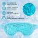 Cooling Eye Cover Durable Sleep Eye Cover for Eye Care Reusable Washable Gel Bead Eye Cover for Dark Circles and Eye Bags Hot Cold Compress Eye Mask for Puffiness Migraines Eye Surgery(sky blue) - Buy Online on GoSupps.com