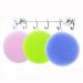 OFKPO Food-Grade Round Antibacterial Silicone Sponge Dish Scrubber Dishwashing Cleaning Brush Sponge Scrubber Kitchen Cleaning Tools(3 PCS)