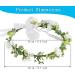 Bridal Flower Crown Headband Women Girls Floral Hair Wreath with Adjustable Ribbon for Wedding Ceremony Party Festival - Buy Online on GoSupps.com